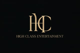 Luxury Monogram Logo for High Class Entertainment