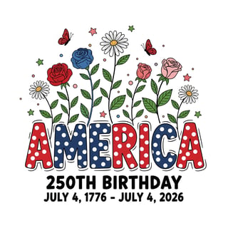 America 250th Birthday Patriotic T-Shirt