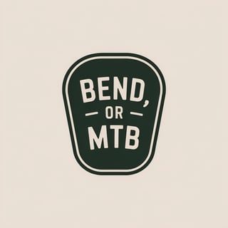 Vintage MTB Trail Marker Badge