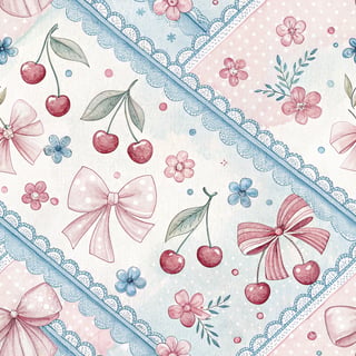 Coquette Nursery Chic Pattern