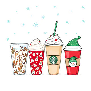 Festive Starbucks-Style Holiday Drinks