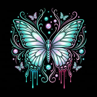Fantasy Butterfly Digital Illustration