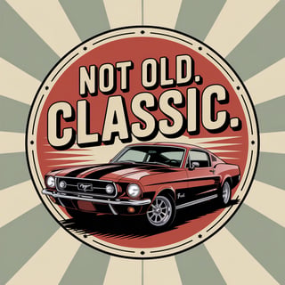 Retro Vintage Classic Car Badge