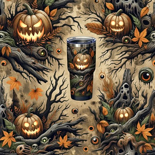 Rustic Woodland Camouflage Pattern
