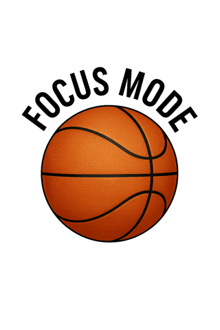 Basketball with Focus Mode Text