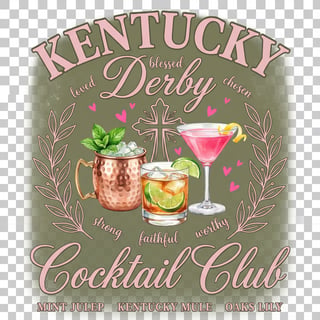 Vintage Southern Derby Cocktail Design