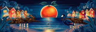 Serene Caribbean Night Scene