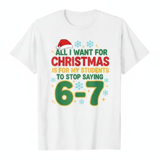 Funny Christmas Teacher Shirt Design