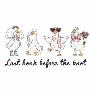 Bachelorette Party Goose Design