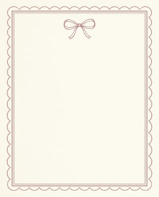 Scalloped Dotted Card Frame