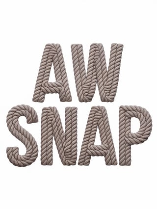 Bold Rope Font - AW SNAP Design
