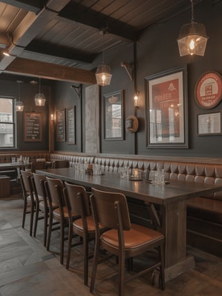 Rustic Pub-Inspired Realistic Style