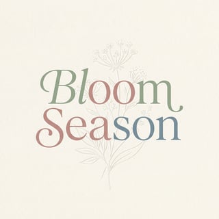 Bloom Season Minimal Typography