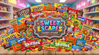 Sweet Escapes Candy Collage