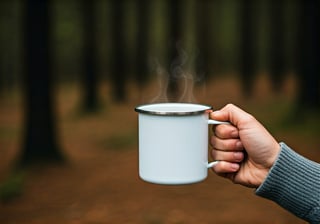 Lightweight 12oz Camping Mug