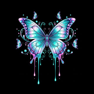 Fantasy Butterfly Digital Illustration