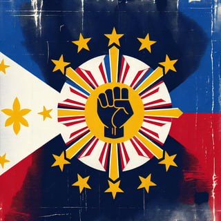 Stylized Philippines Flag Design