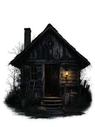 Florida Gothic Noir Fish Camp Cabin