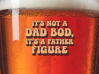 Amber Beer Texture Background