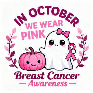 Halloween Breast Cancer Awareness Design