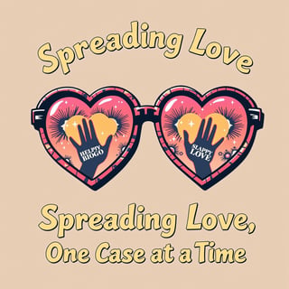 Retro Heart-Shaped Glasses Design