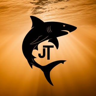 Hammerhead Shark Monogram Design