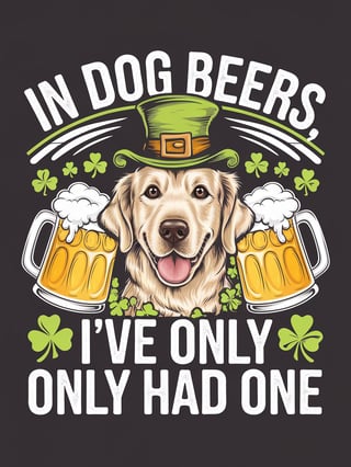 Dog Beers Joke Design