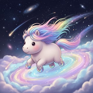 Chibi Horse in Space