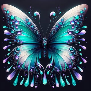 Vibrant Detailed Butterfly Art