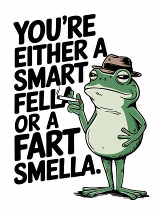 Funny Frog T-Shirt Design