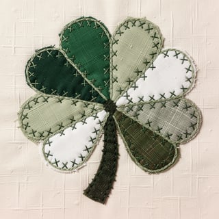 Patchwork Shamrock Design
