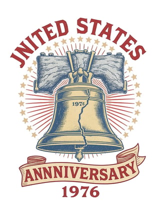 1970s Liberty Bell Bicentennial Design