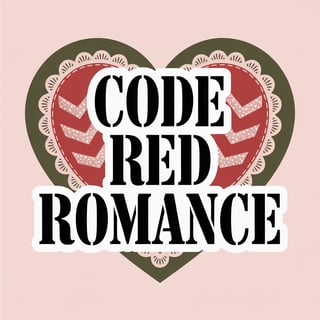 Code Red Romance Typography Art