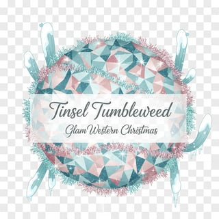 Glam Western Christmas Art