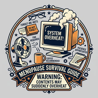 Retro Menopause Humor Office Design