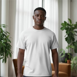 White Comfort Colors T-Shirt Mockup