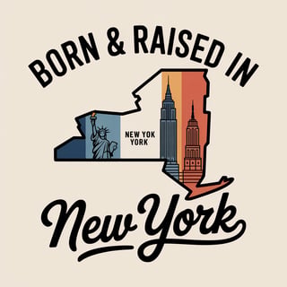 Vintage New York T-Shirt Design