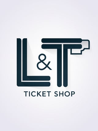 Modern LT Logo Design for Ticket Shop