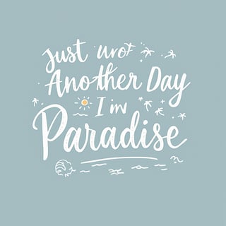 Island Vibes Lettering Design