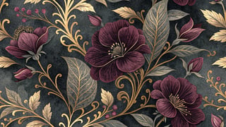 Gothic Floral Pattern Design