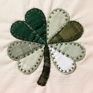 Patchwork Shamrock Design