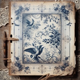 Vintage Junk Journal Page