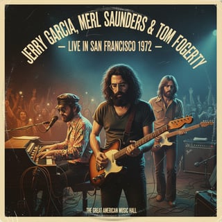 Vintage 1970s Concert Poster Cover