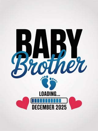 Baby Brother Announcement Design