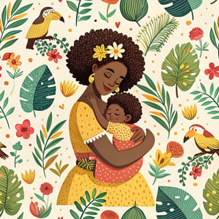 Afro-Brazilian Mother Portrait