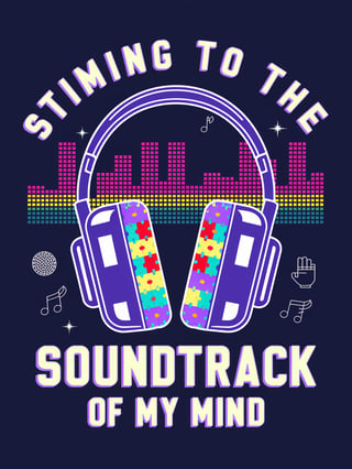 Neon T-Shirt Design: Soundtrack of My Mind