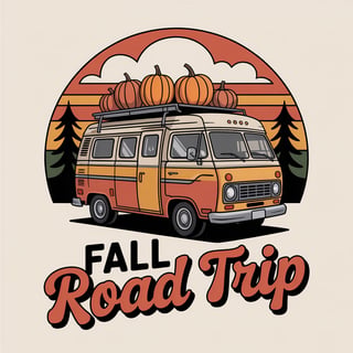 Fall Road Trip Camper Badge