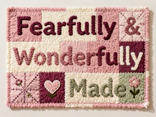 Latch-Hook Yarn Design Patchwork