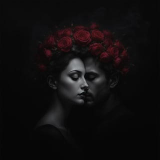 Moody Gothic Father-Daughter Album Cover