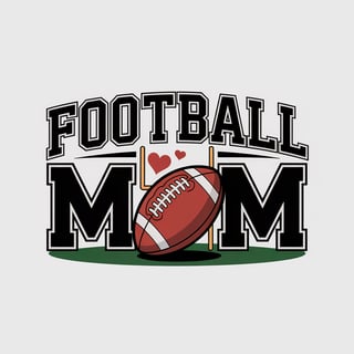 Football Mom Retro Design